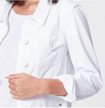 Relaxed Vivienne Jacket, Crisp White-PAIGE