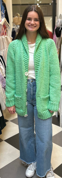 Gogo Heart Pullover, Jade-GOGO Sweaters