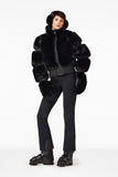 Goldbergh Furry Ski Jacket, Black-Goldbergh