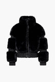 Goldbergh Furry Ski Jacket, Black-Goldbergh