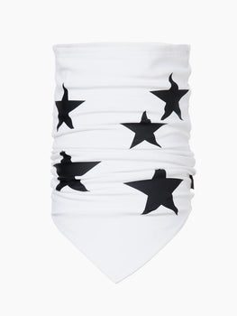 Goldbergh Starlight Neck warmer, White/ Black-Goldbergh