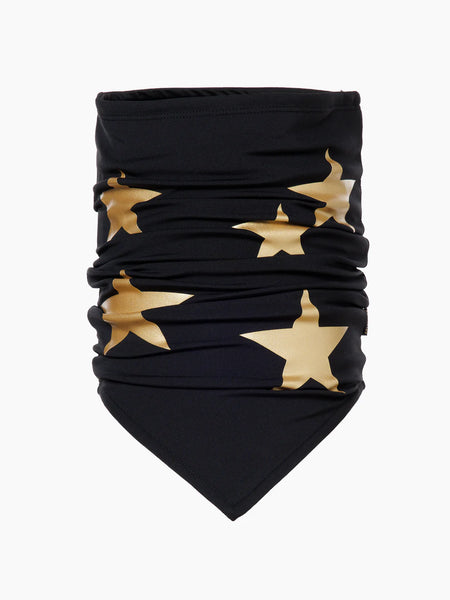 Goldbergh Starlight Neck warmer, Black/ Gold-Goldbergh