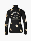 Goldbergh Galactique Ski Pully, Black/ Gold-Goldbergh