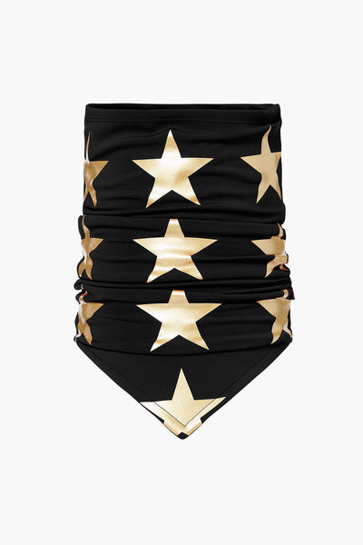 Goldbergh Giulietta Neckwarmer, Black/ Gold-Goldbergh
