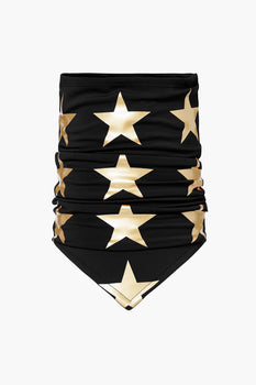 Goldbergh Giulietta Neckwarmer, Black/ Gold-Goldbergh