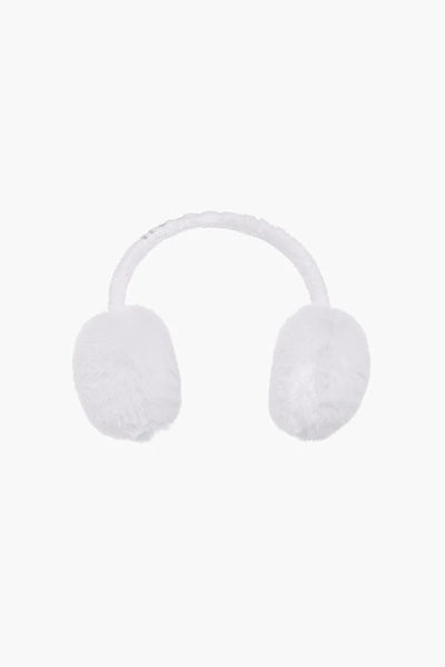 Goldbergh Fluffy Earwarmers, White-Goldbergh