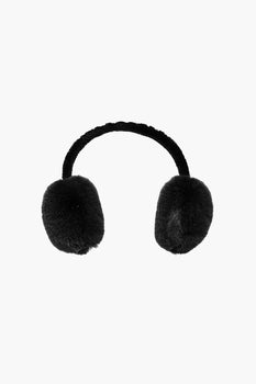 Goldbergh Fluffy Earwarmers, Black-Goldbergh
