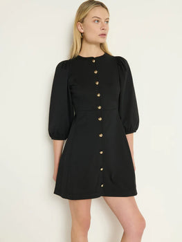 Nation Gilda Dress, Black-Nation LTD