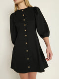 Nation Gilda Dress, Black-Nation LTD