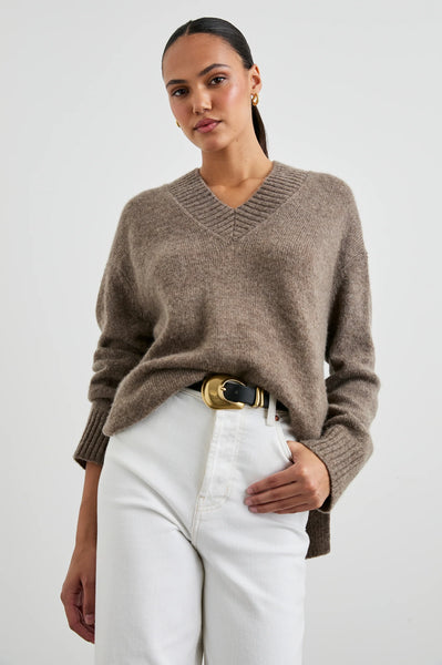 Gisella Sweater, Hazelnut-Rails