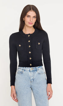 GL Blossom Cardigan, Black-Generation Love