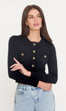 GL Blossom Cardigan, Black-Generation Love
