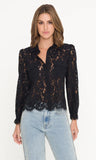 Generation Love Lina Lace Shirt, Black-Generation Love