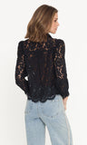 Generation Love Lina Lace Shirt, Black-Generation Love