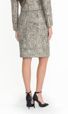 Riley Tweed Skirt, Gold Multi-Generation Love