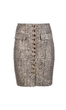 Riley Tweed Skirt, Gold Multi-Generation Love