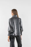 Charlotte Top - Black Tie, Black Tiemetallic Rayon-Emily McCarthy