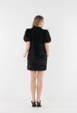 Hampton Mini - Black Tie, Black Tiefeather Fringe-Emily McCarthy