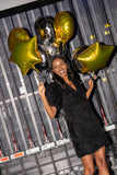 Hampton Mini - Black Tie, Black Tiefeather Fringe-Emily McCarthy