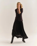 Cartolina Claudia Skirt, Noir-Cartolina