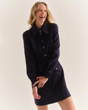 Cartolina Hayes Dress, Dark Navy-Cartolina