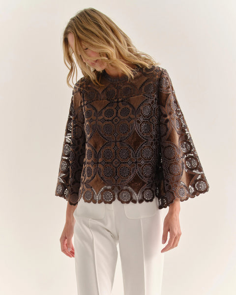 Cartolina Ellis Long Sleeve, Mocha-Cartolina