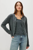 Rails Hollie Top, Charcoal-PAIGE