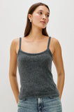 Rails Hollie Top, Charcoal-PAIGE