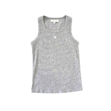 Kerri Rosenthal Heart Tank, Heather Gray-Kerri Rosenthal