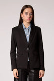 Helen Blazer, Black/ Denim Medium Wash-Blue Revival