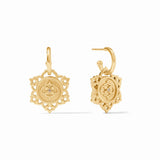 JV Helene Hoop & Charm Earring, MOP-Julie Vos