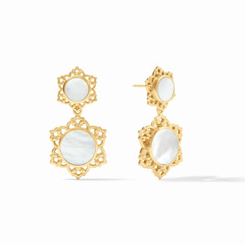 JV Helene Statement Earring, MOP-Julie Vos