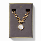JV Honeybee Statement Necklace, Obsidian Black-Julie Vos