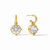 JV Honeybee Hoop & Charm Earring, Cubic Zirconia-Julie Vos