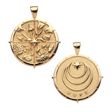 Jane Win HOPE Original Pendant Coin Necklace-Jane Win