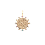 JW Petite Embellished Coin Necklace, Hope-Jane Win