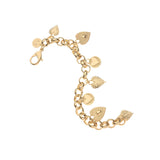 JW How Charming Convertible Necklace/ Bracelet, Gold-Jane Win