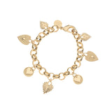 JW How Charming Convertible Necklace/ Bracelet, Gold-Jane Win