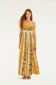 Hilo Stripes Maxi, Sand-Farm Rio
