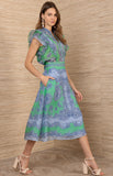 Winslow Skirt, Kelly/Blue-Hale Bob