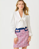 THE LILLY SHIRT BLOUSE, RESORT WHITE