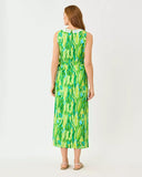 FRESIA STRETCH MAXI SHIFT, TURQUOISE TIDE