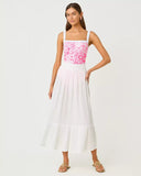 Enzo Maxi Skirt Cover-Up, Resort White