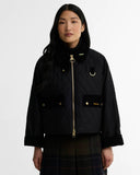 Barbour Icons Quilted Spey Wax Jacket, Black/Classic