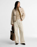 Barbour Elenora Casual Fleece Jacket, Ecru