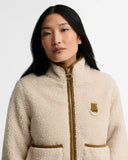 Barbour Elenora Casual Fleece Jacket, Ecru