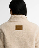 Barbour Elenora Casual Fleece Jacket, Ecru