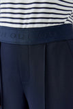 Oui Lacy Band Pant, Navy-oui