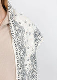 oui Triangle Bandana Scarf, Off White