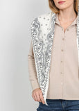 oui Triangle Bandana Scarf, Off White